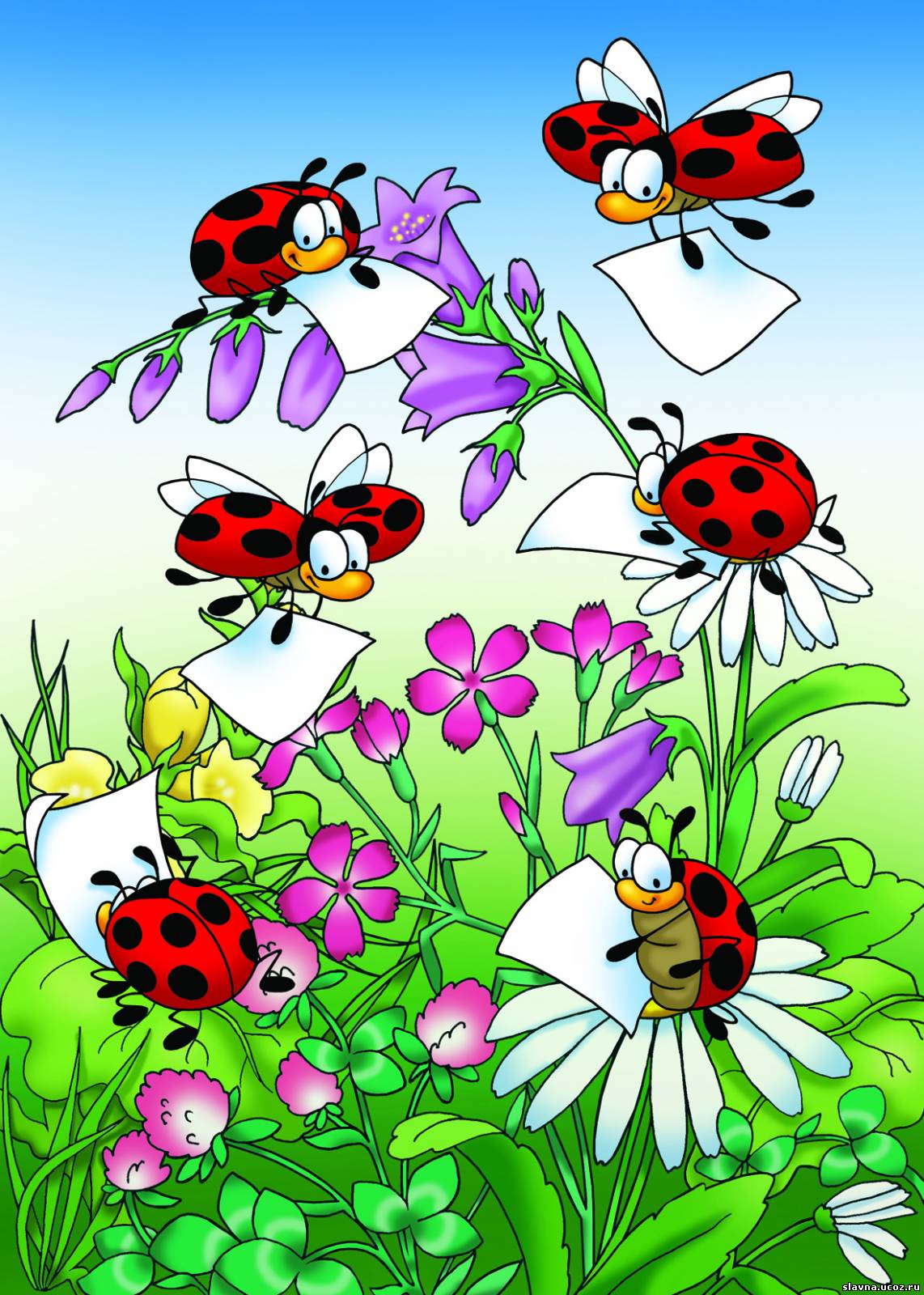Картинки веселых цветов. Веселый цветочек. Цветы мультяшные. Насекомые мультяшки. Летние насекомые для детей.